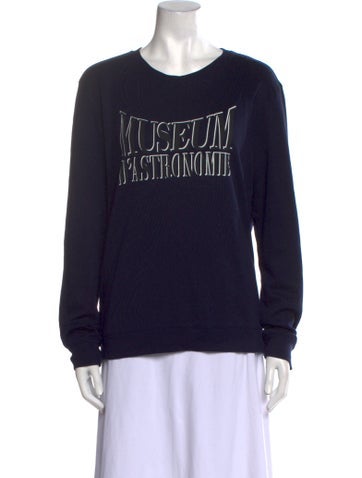 A.p.c. Tops Graphic Print Crew Neck Sweatshirt S