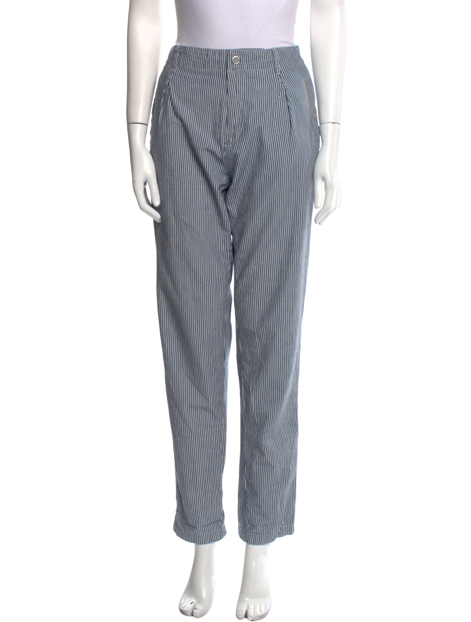 A.P.C. Striped Straight Leg Pants