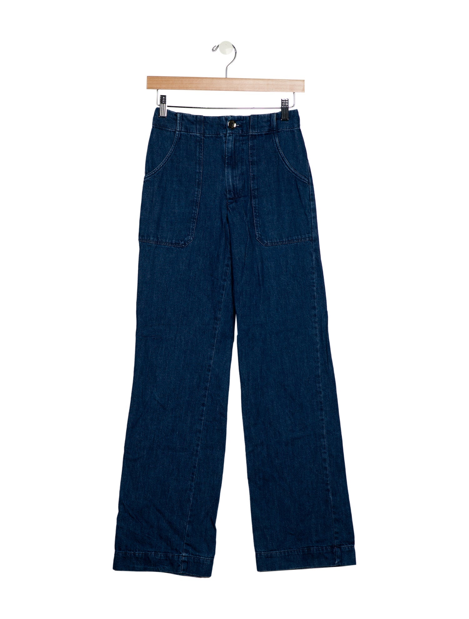 A.P.C. Mid-Rise Wide Leg Jeans