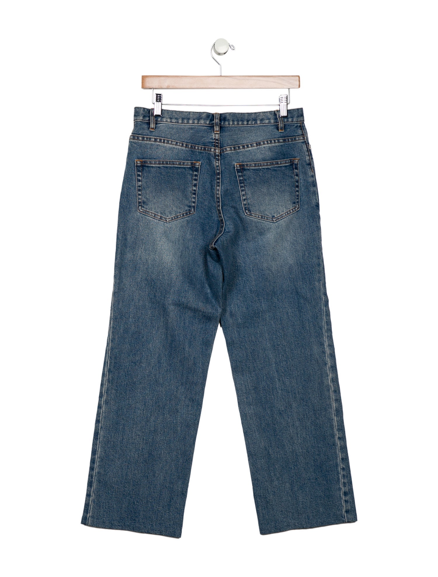 A.P.C. Mid-Rise Wide Leg Jeans