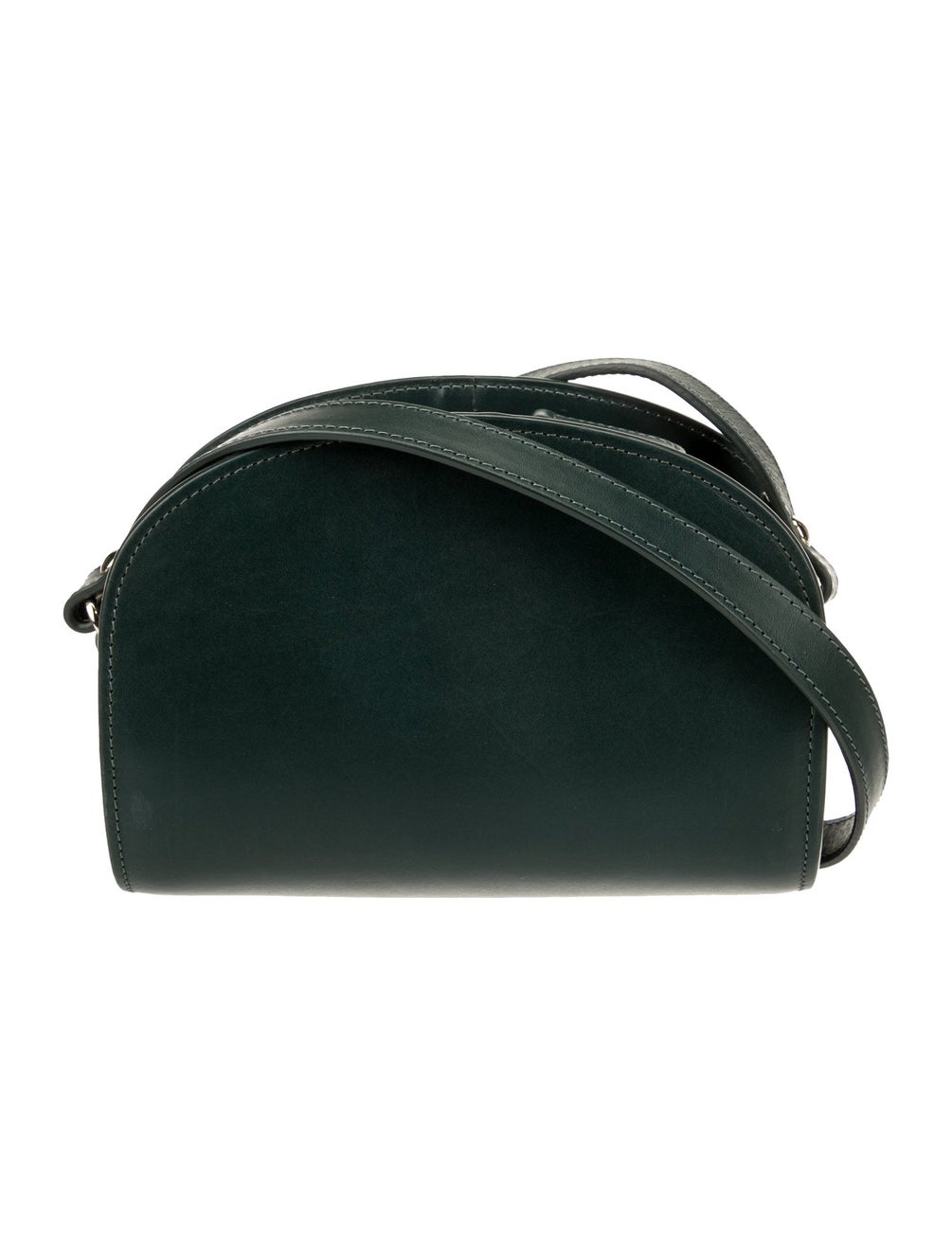A.P.C. Leather Crossbody Bag Green Crossbody Bags, Handbags