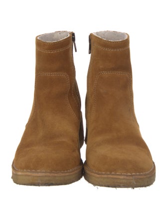 A.P.C. Suede Whipstitch Trim Boots