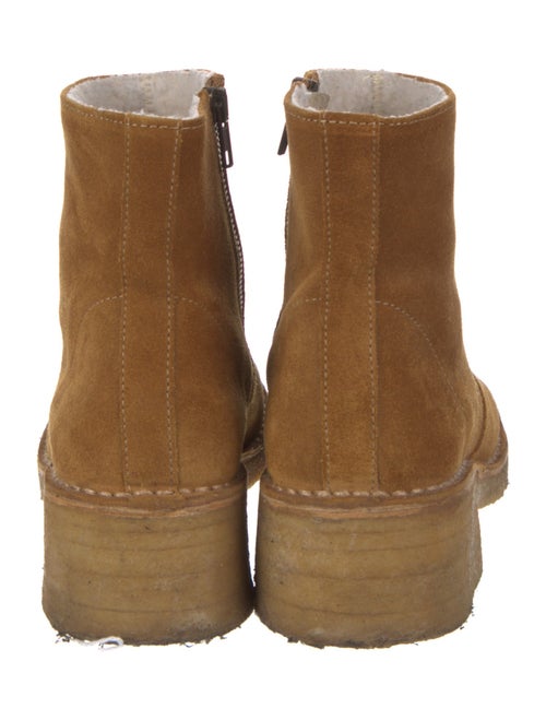 A.P.C. Suede Whipstitch Trim Boots