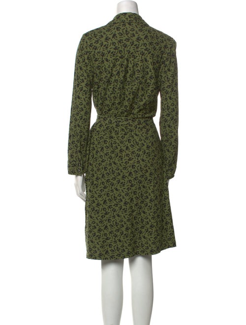 A.P.C. Floral Print Knee-Length Dress