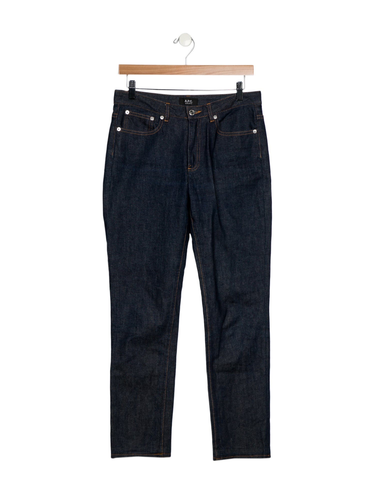 A.P.C. Mid-Rise Straight Leg Jeans