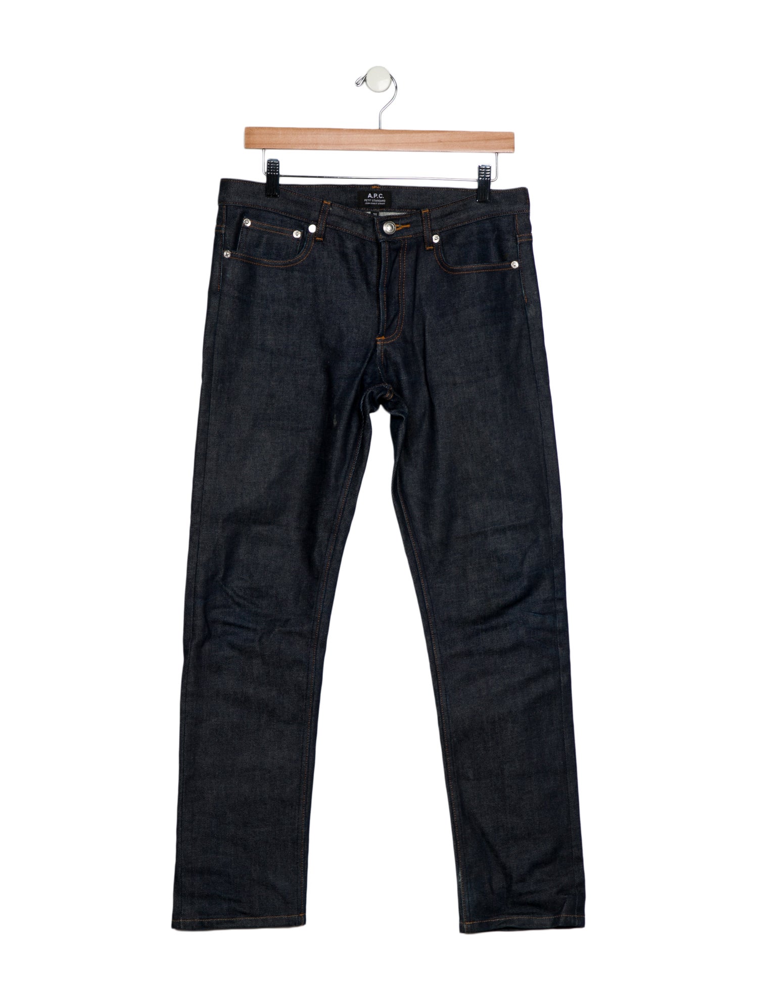 A.P.C. Mid-Rise Straight Leg Jeans