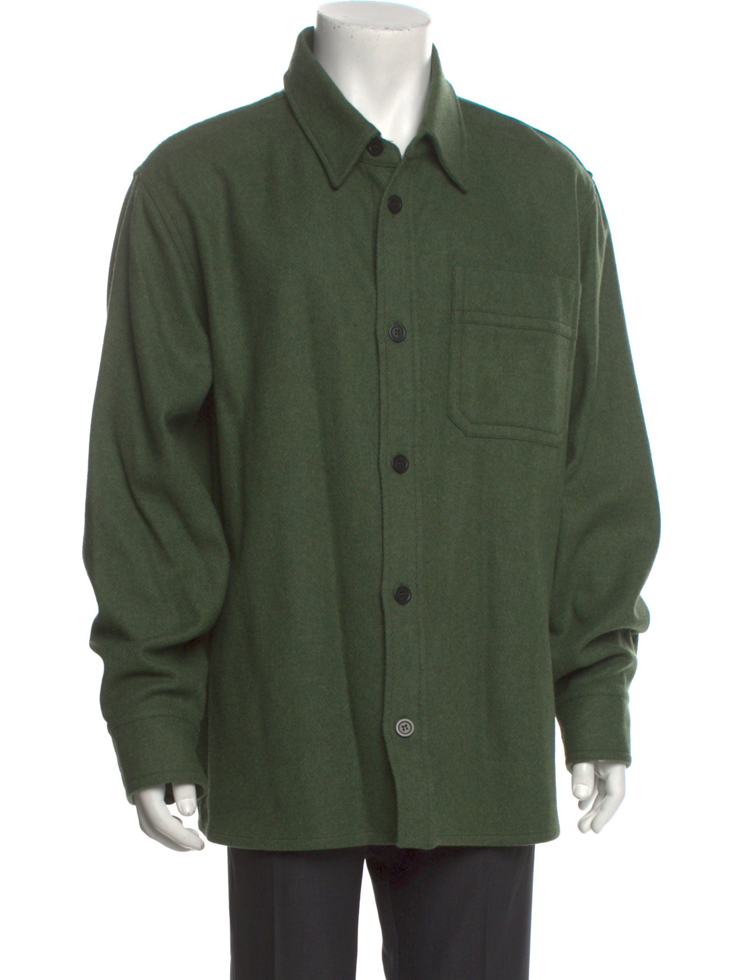 A.P.C. Wool Long Sleeve Shirt