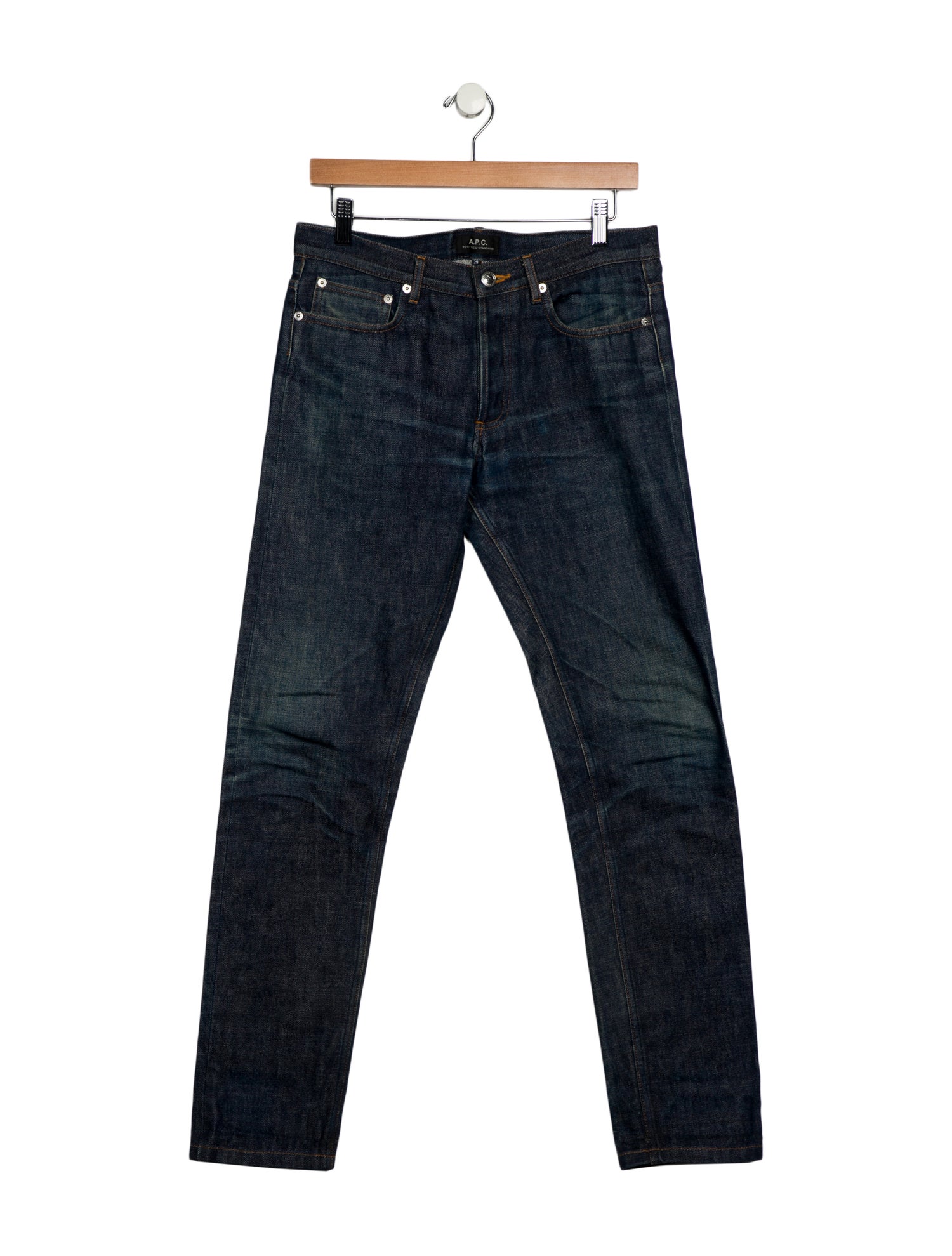 A.P.C. Mid-Rise Straight Leg Jeans