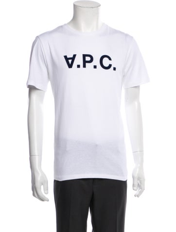 A.p.c. T-Shirts Graphic Print Crew Neck T-Shirt L