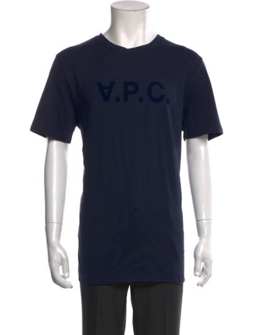 A.p.c. T-Shirts Graphic Print Crew Neck T-Shirt M