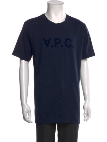 A.p.c. T-Shirts Graphic Print Crew Neck T-Shirt S