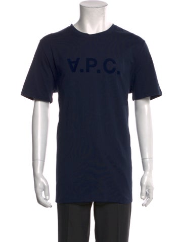 A.p.c. T-Shirts Graphic Print Crew Neck T-Shirt L