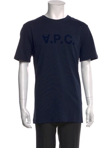 A.p.c. T-Shirts Graphic Print Crew Neck T-Shirt L