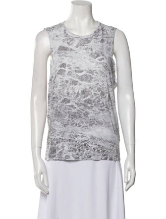 A.P.C. Printed Crew Neck Top