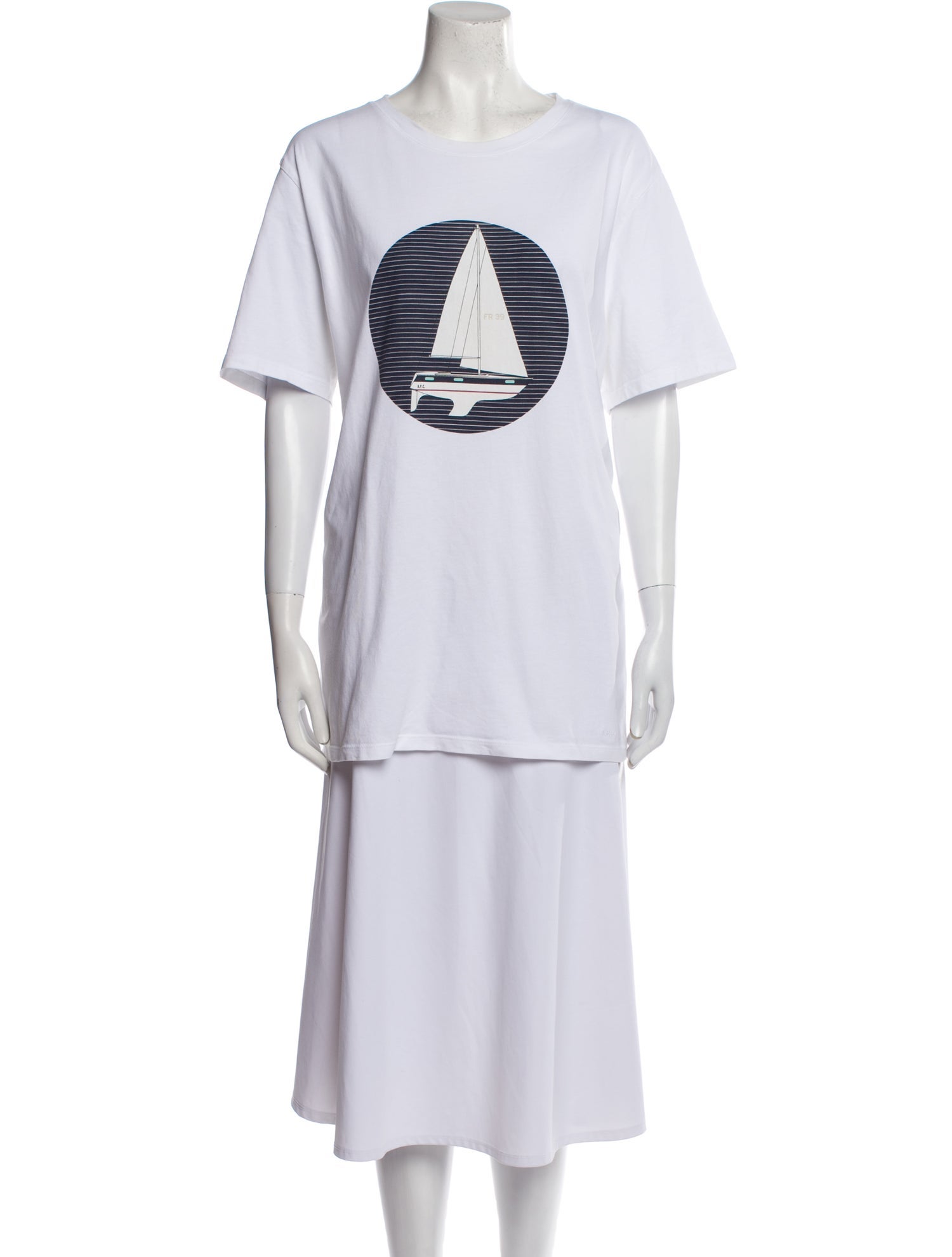 A.P.C. Graphic Print Crew Neck T-Shirt