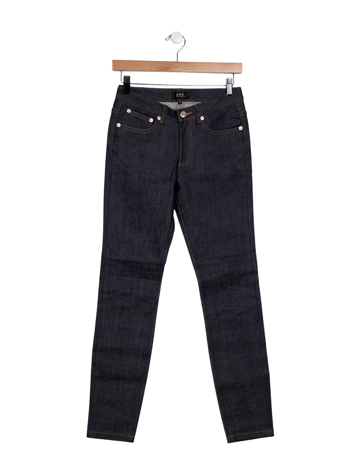 A.P.C. Mid-Rise Skinny Leg Jeans