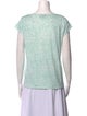 A.P.C. Polka Dot Print Scoop Neck T-Shirt
