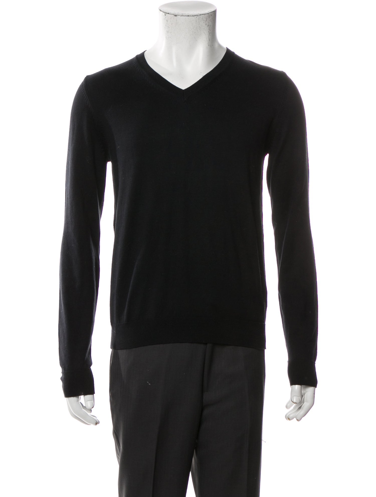 A.P.C. V-Neck Long Sleeve Pullover