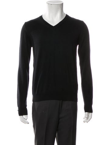 A.p.c. Sweaters V-Neck Long Sleeve Pullover S