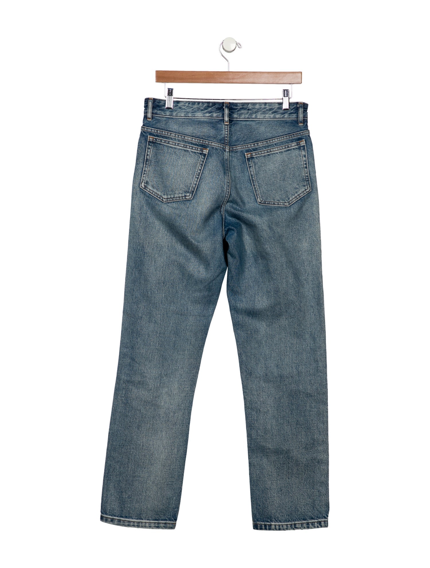 A.P.C. High-Rise Straight Leg Jeans