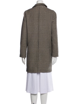 A.P.C. Wool Houndstooth Print Coat