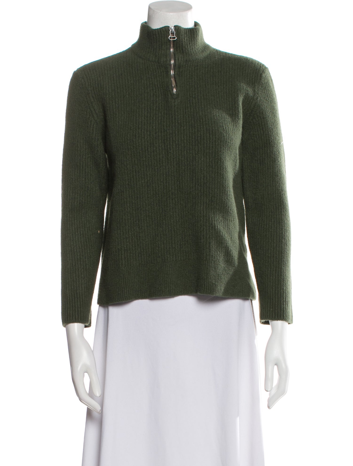 A.P.C. Virgin Wool Mock Neck Sweater