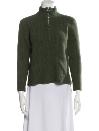 A.P.C. Virgin Wool Mock Neck Sweater