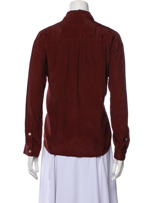 A.P.C. Long Sleeve Button-Up Top