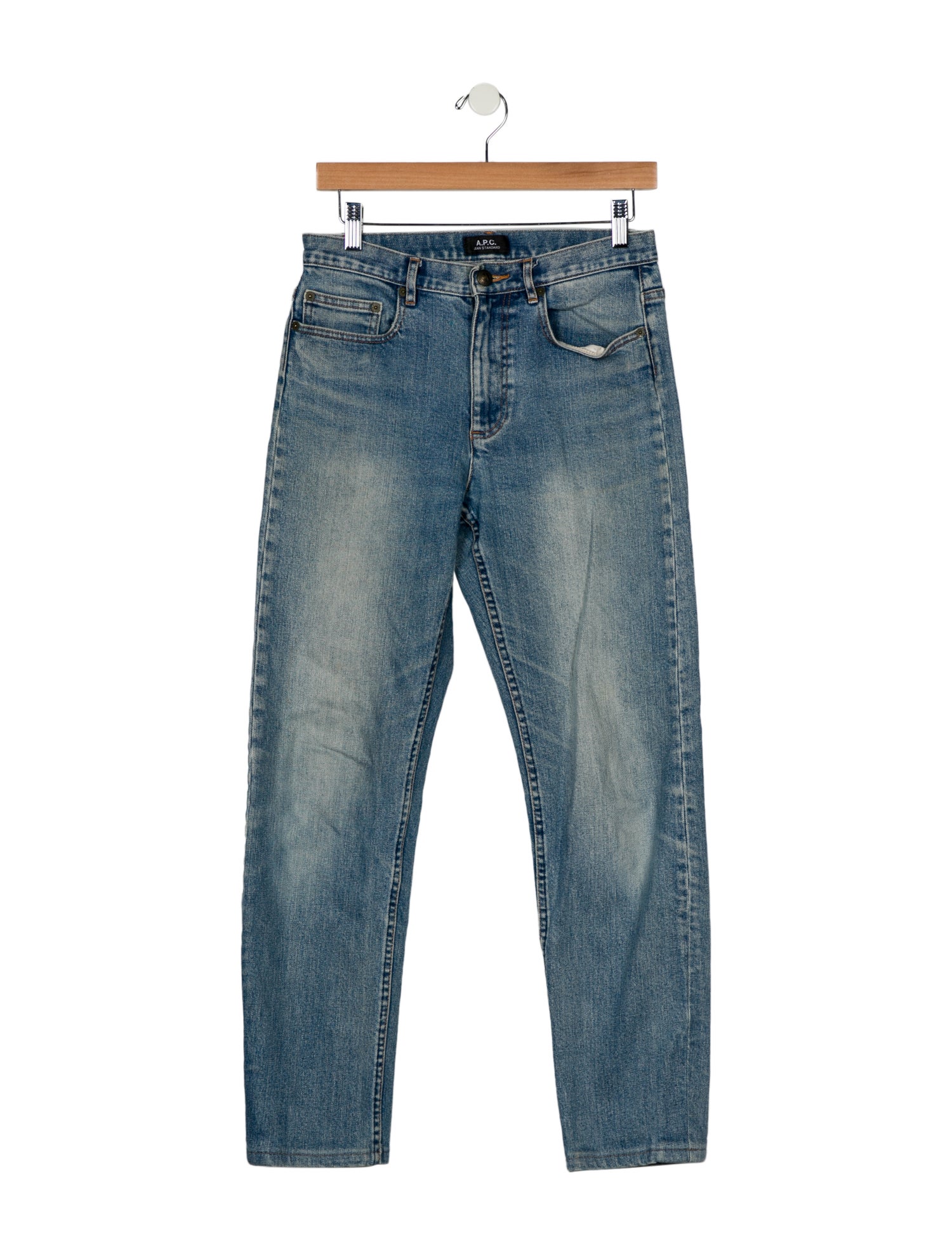A.P.C. Mid-Rise Straight Leg Jeans