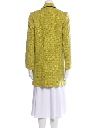 A.P.C. Wool Polka Dot Print Peacoat