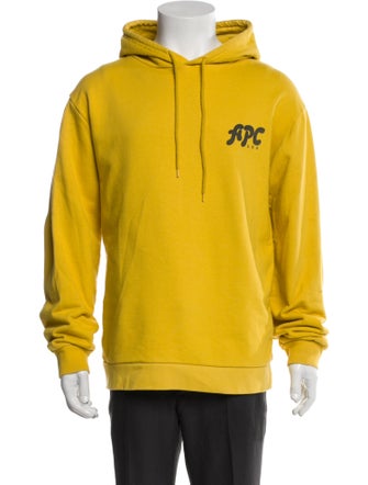 A.P.C. Graphic Print Crew Neck Hoodie