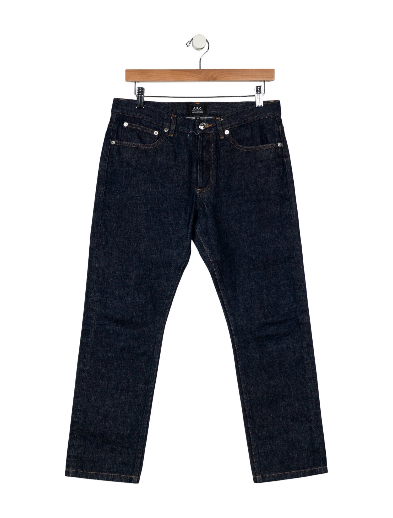 A.P.C. Mid-Rise Straight Leg Jeans