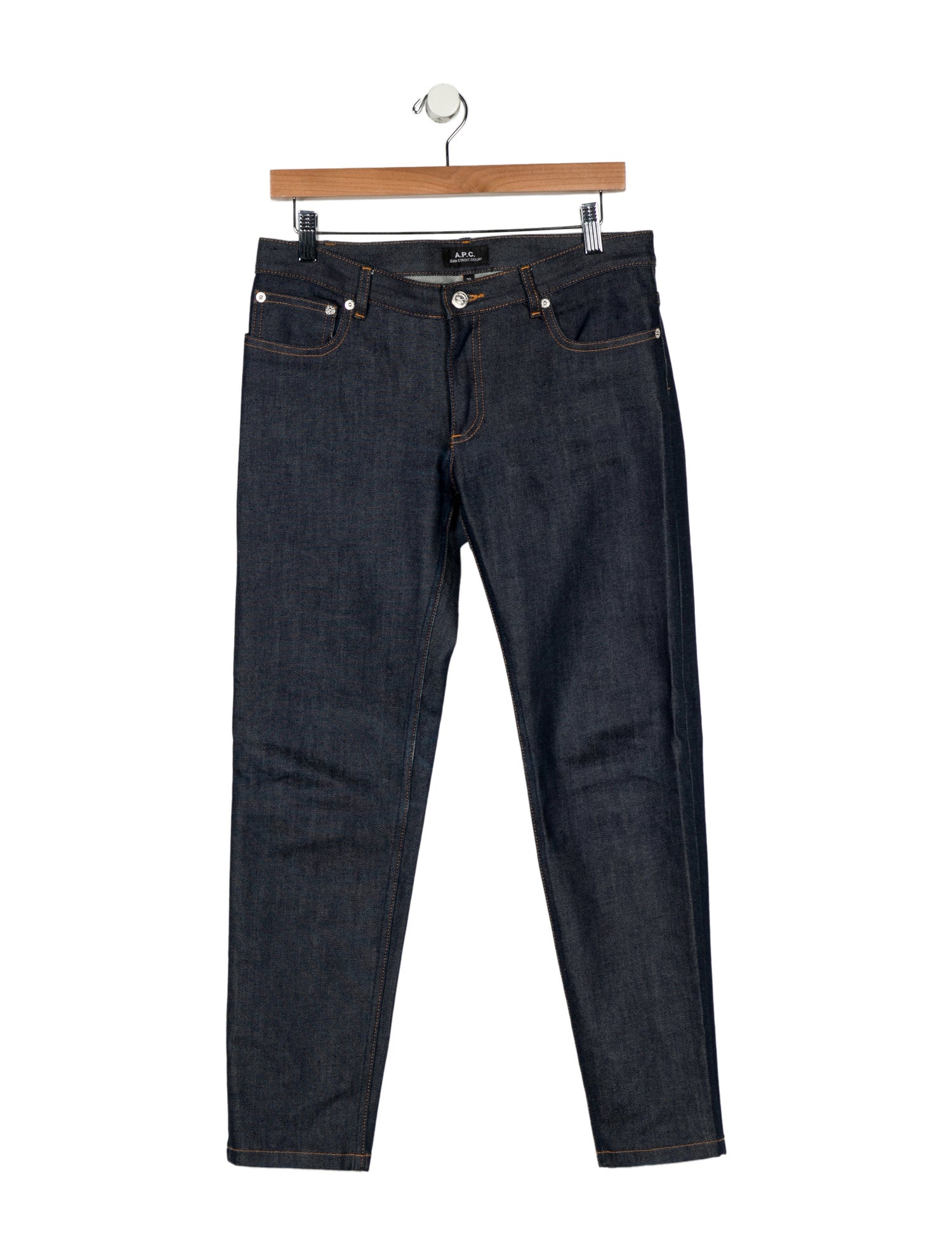 A.P.C. Mid-Rise Straight Leg Jeans