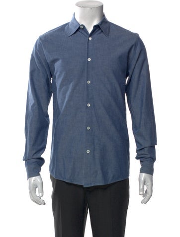 A.p.c. Casual Shirts Long Sleeve Denim Shirt XS