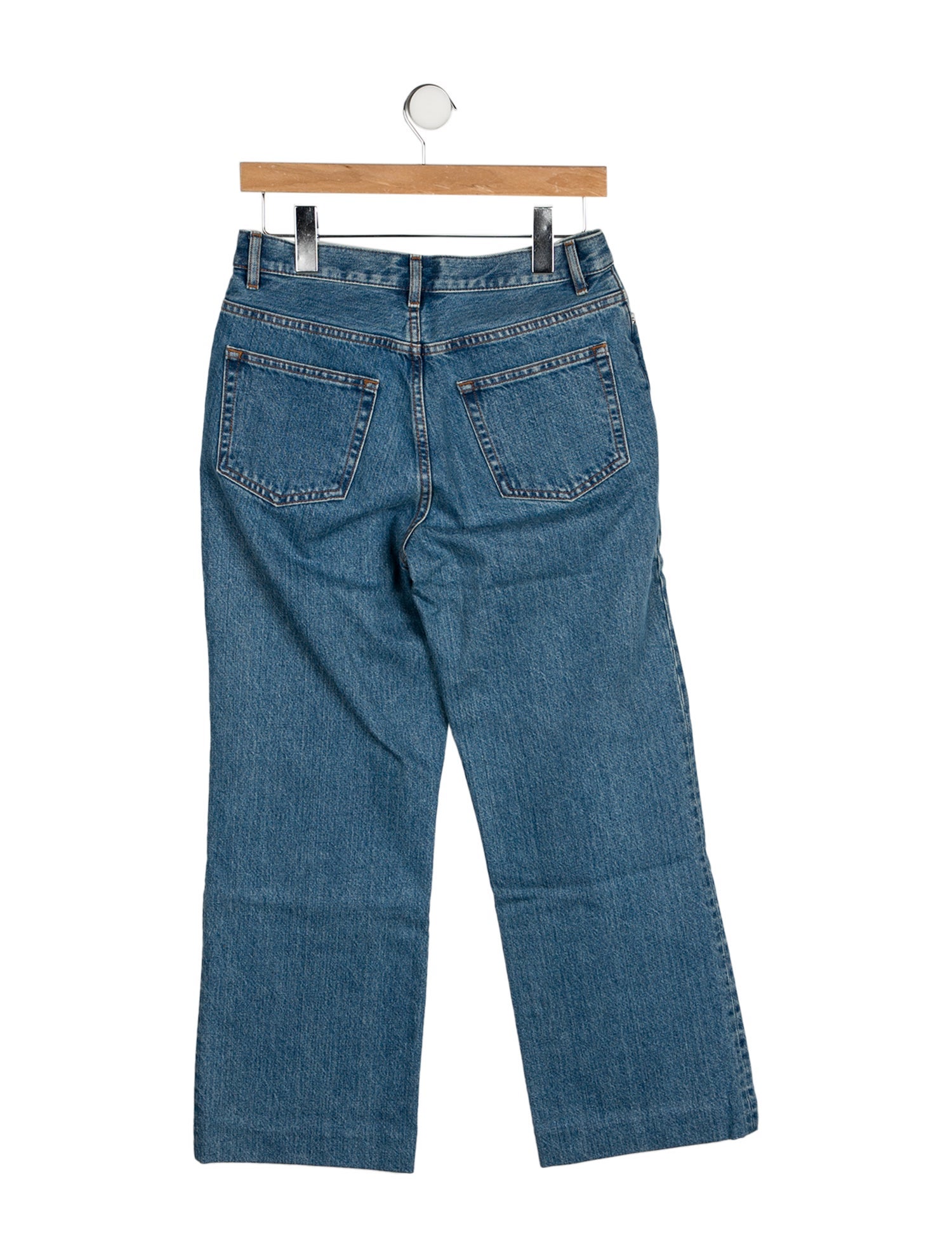 A.P.C. Mid-Rise Wide Leg Jeans