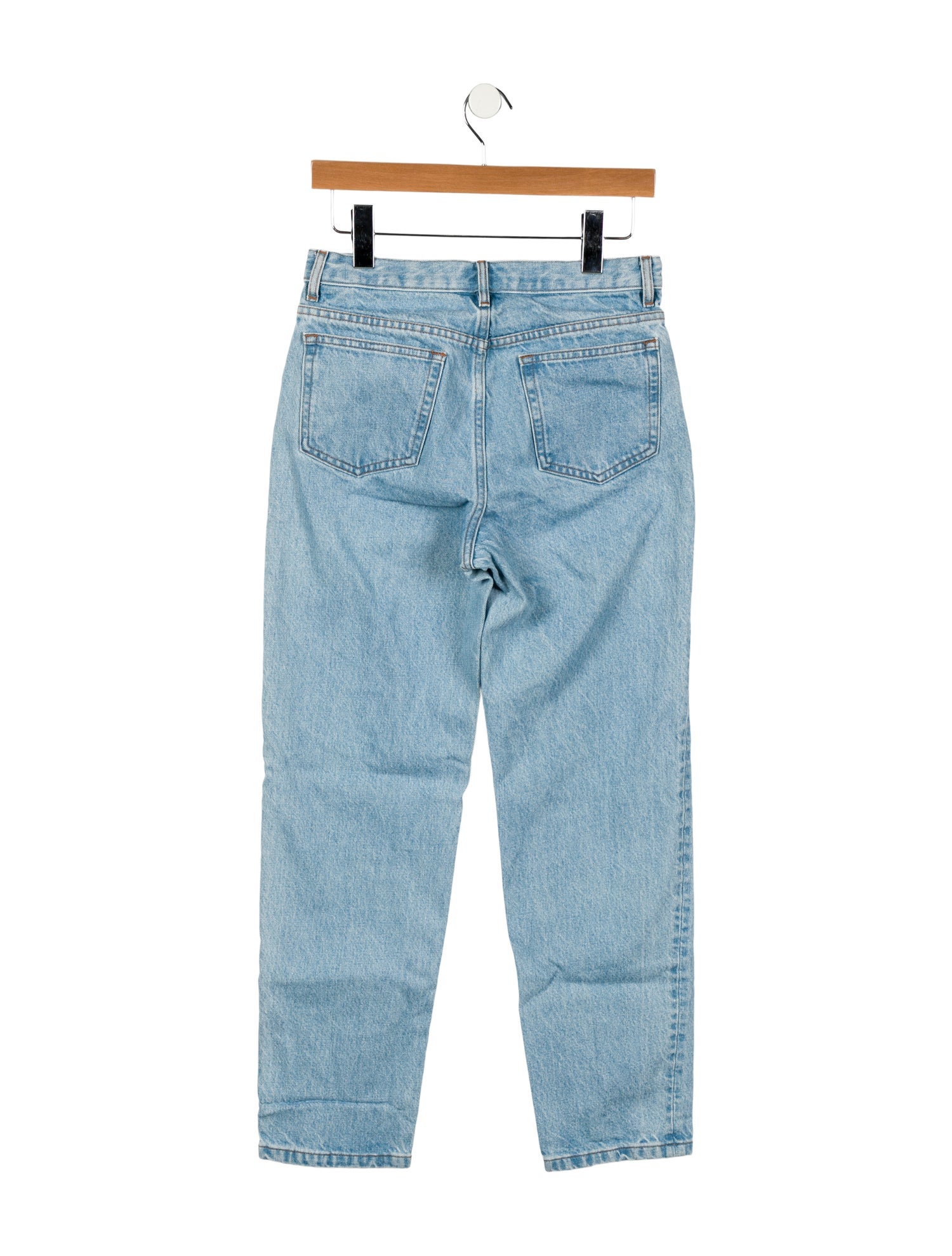 A.P.C. High-Rise Straight Leg Jeans