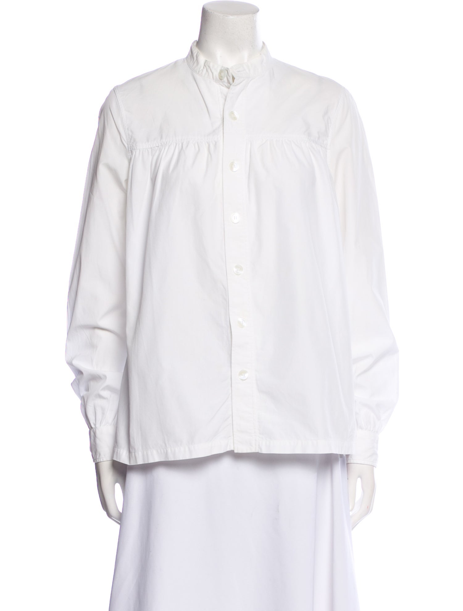 A.P.C. Long Sleeve Button-Up Top