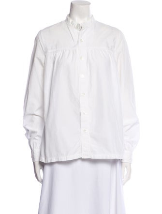A.P.C. Long Sleeve Button-Up Top