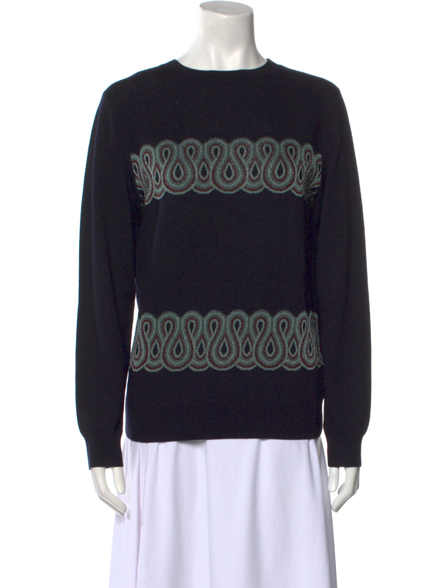A.P.C. Wool Graphic Print Sweater