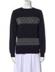 A.P.C. Wool Graphic Print Sweater