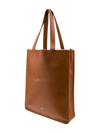A.P.C. Saffiano Leather Tote