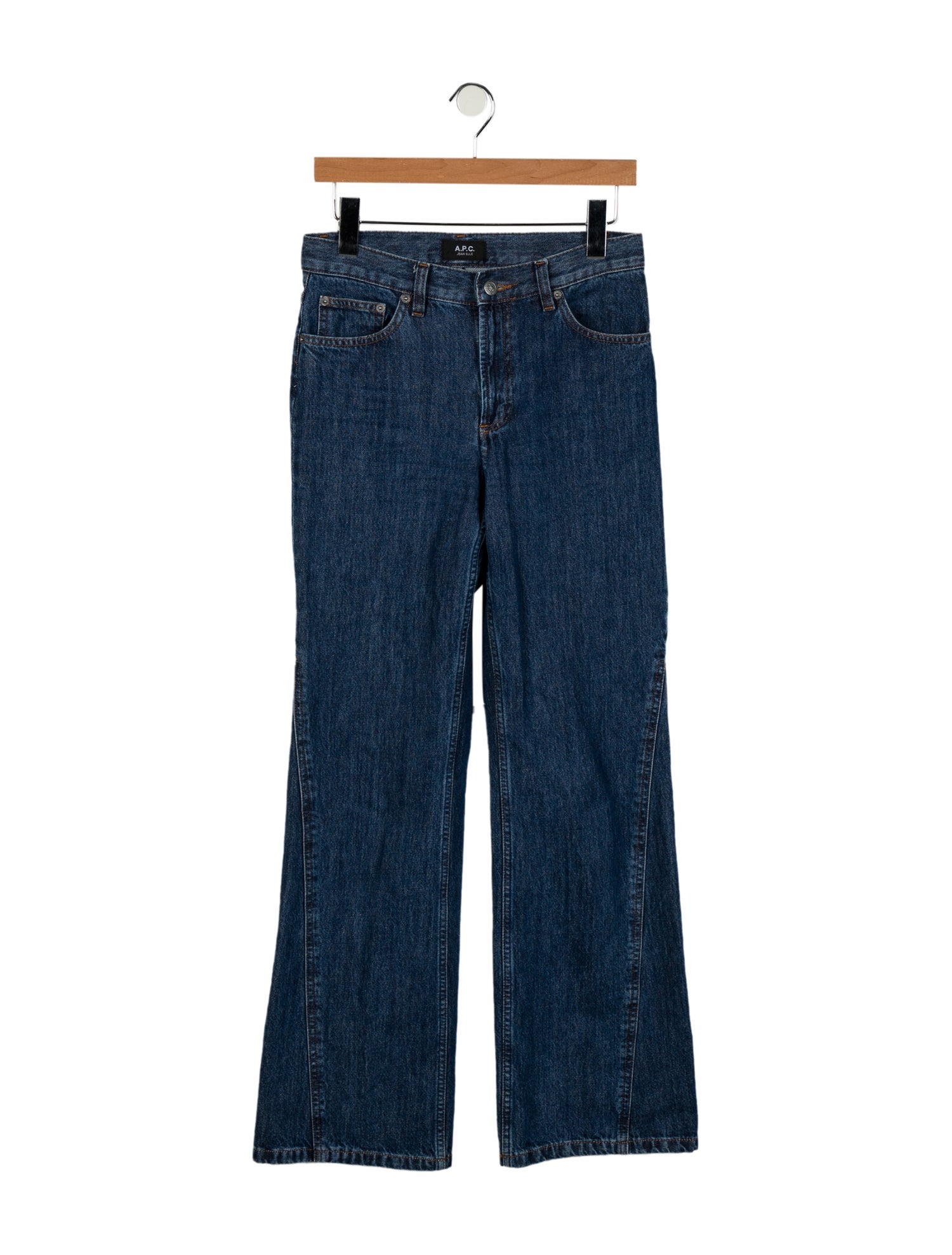 A.P.C. High-Rise Wide Leg Jeans