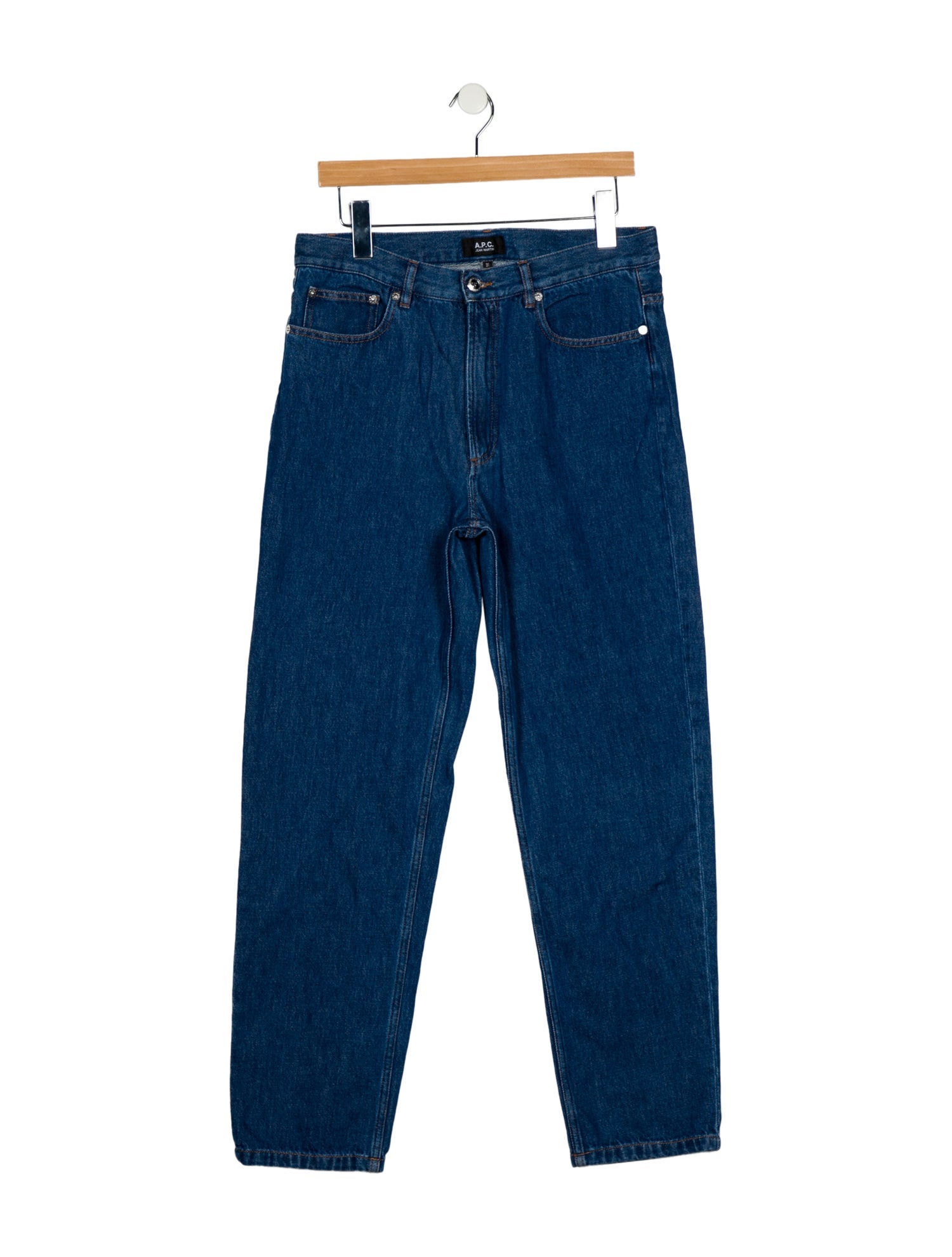 A.P.C. High-Rise Straight Leg Jeans