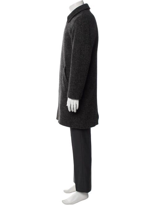 A.P.C. Wool Tweed Pattern Overcoat
