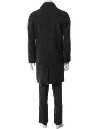 A.P.C. Wool Tweed Pattern Overcoat