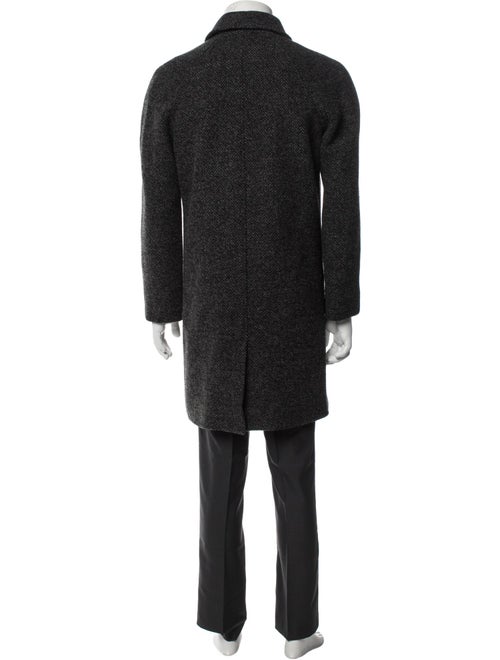 A.P.C. Wool Tweed Pattern Overcoat