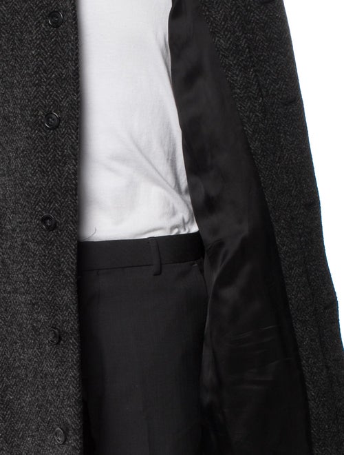 A.P.C. Wool Tweed Pattern Overcoat