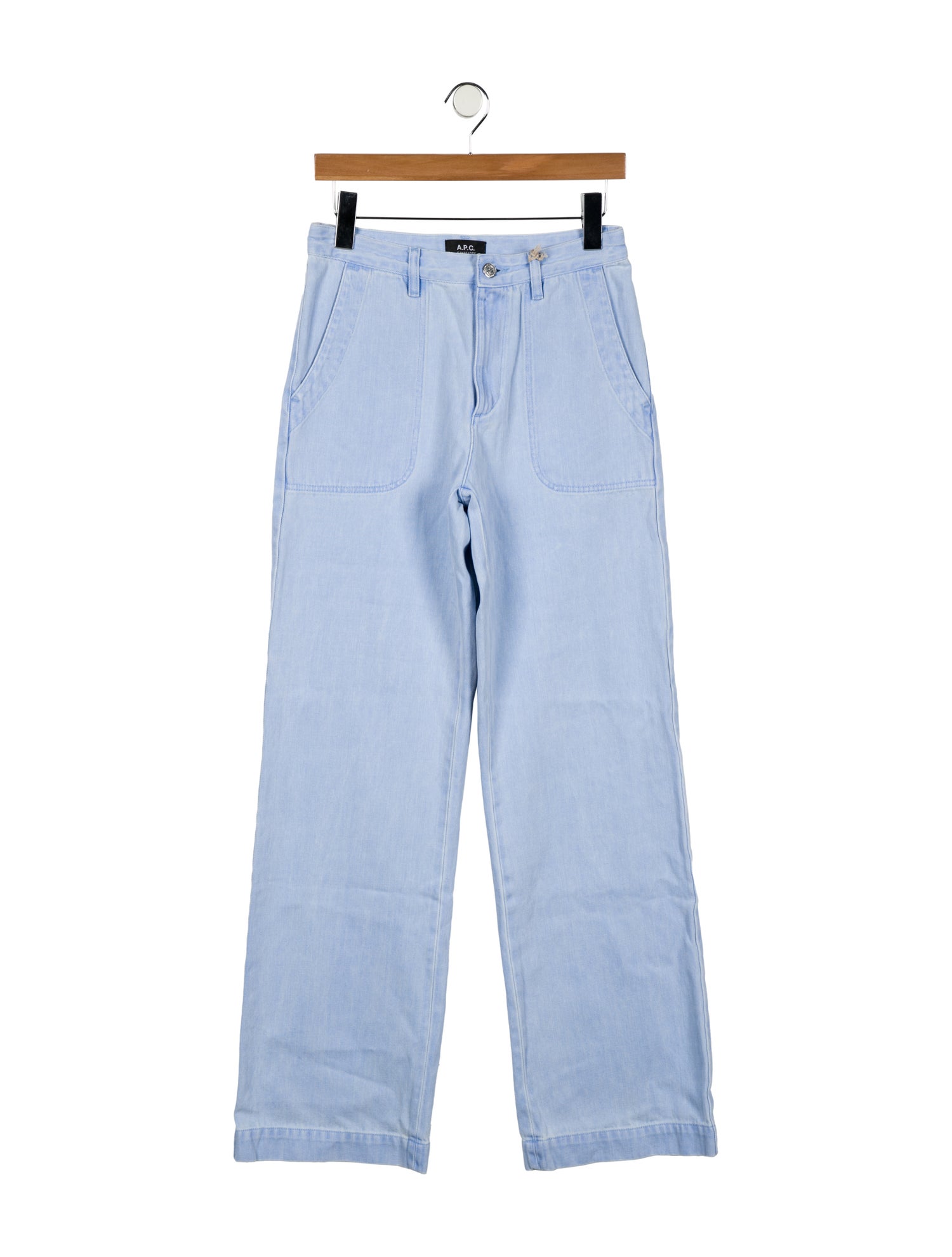 A.P.C. Mid-Rise Wide Leg Jeans w/ Tags