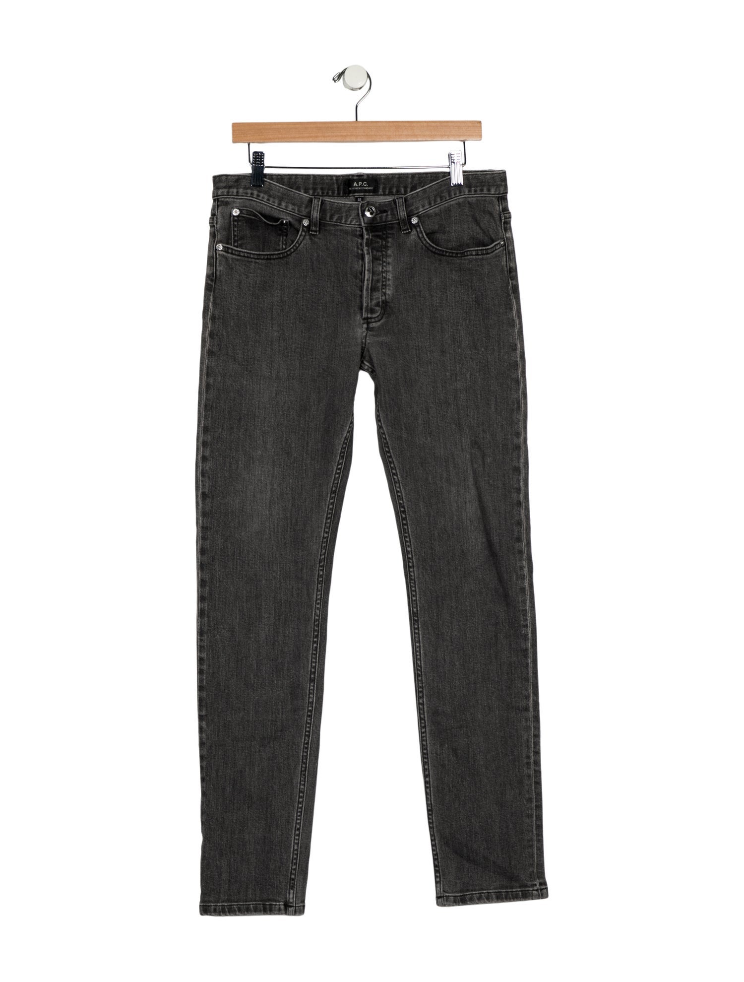 A.P.C. Mid-Rise Straight Leg Jeans