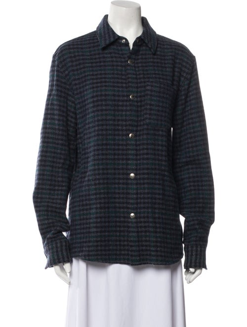 A.P.C. Wool Plaid Print Jacket